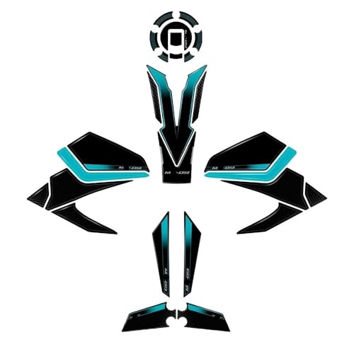 Autocollants de protection réservoir moto MT09 2024 pour sorties et longs roadtrips