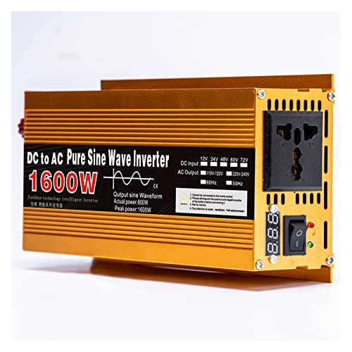 Onduleur pure sinus 3000W 12V 220V avec prise de courant multifonction