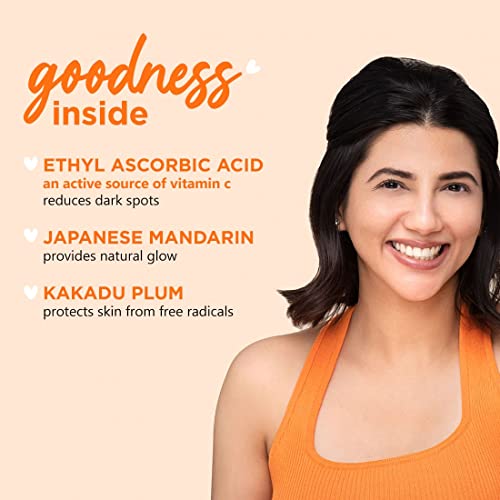 Plum Vitamin C Fragrance-Free Vegan Moisturizer with Mandarin For Glowing Skin, Hyperpigmentation & Dull Skin, Improves Uneven Skin Tone & Elasticity - Image 4