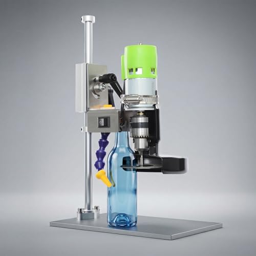 FROPIJ Glasschneider für Flaschen & Flaschenschneider Profi-Set - Glasflaschenschneider 7 Geschwindigkeiten Präzise Schnittführung - Glasflaschen Schneider für DIY Handwerksprojekte