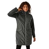 Capuche Regatta Jacket Parka imperméable Romine II pour Femme, Gris Ciel chiné, 50 Grande Taille