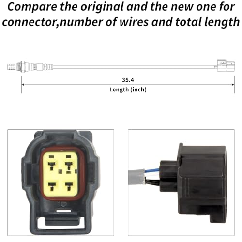 Sensor de oxígeno para Outlander 2014-2018 2.0L L4 2 piezas miniatura 2