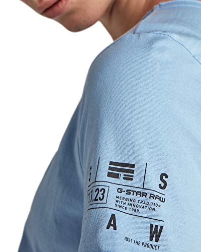 G-STAR RAW Women's Mysid Optic Slim Top C, Blu