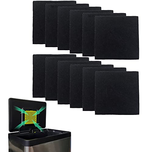 12 Pack Trash Can Odor Absorbing Filter Refills for EKO Garbage Cans