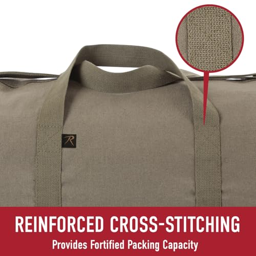 Rothco 22245: Midnight Camo Canvas Shoulder Duffle Bag - Image 4