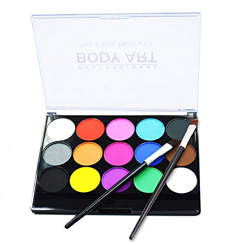 Face Body Paints Kits Kids Hypoallergenic Make Up Palette-Safe & Non-Toxic, Ideal