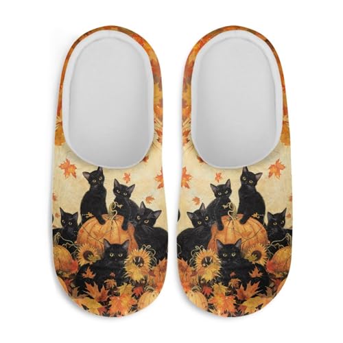 Halloween Fuzzy Home Flats Slippers Fluffy Winter House Shoes Indoor Outdoor Slipper for Women Men