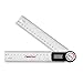 GemRed 82305 Digital Angle Finder (200mm/7-Inch Plastic Ruler)