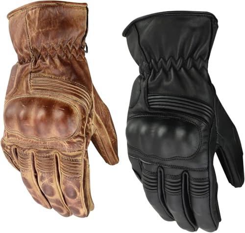 Motorradhandschuhe Classic Zeitloser Stil & Maximale Sicherheit – Aus Echtem Leder mit Verstärktem Knöchelschutz für Herren,Motorrad Sommer Handschuhe (Brown, XXL) Motorradhandschuhe Classic Zeitloser Stil & Maximale Sicherheit – Aus Echtem Leder mit Verstärktem Knöchelschutz für Herren,Motorrad Sommer Handschuhe (Brown, XXL)