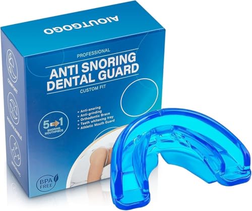 Appareil Anti Ronflement,Orthese Anti Ronflement,éLastique Orthèse Anti-Ronflement Efficace Puissant,Universel Adapté hommes à toutes les formes de bouche-Blue