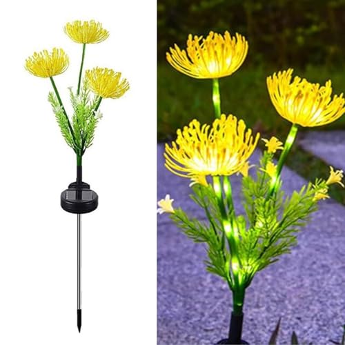Homehop Solar Light Outdoor Garden Waterproof Flower Lamp with 20 LED for...