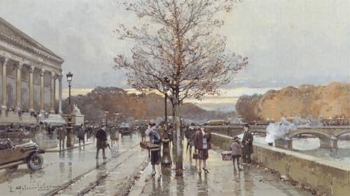 Tableaux Portrait Assemblée Nationale par Eugène Galien Laloue Peinture sur Toile 60x90cm