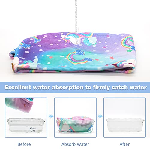 Cblbxyb 3 Pack Microfiber Hair Drying Towel, Super Absorbent Dry Hair Towel Instant Hair Dry Twisty Wrap With Button Anti Frizz Soft Bath Shower Cap Head Towel For Girls Women Ladies Kids #TOP3