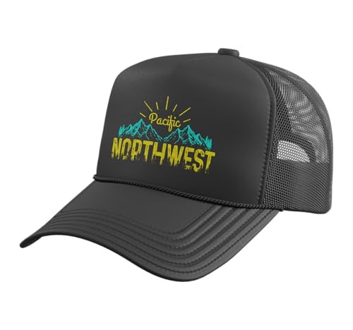 Gorro Vintage Trucker Oregon Washington con Malla Ajustable