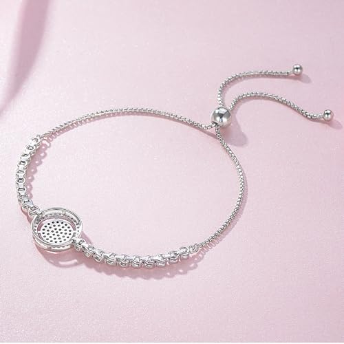 14K Gold Moissanite Evil Eye Bracelet for Women,Dainty Hamsa Pull-out Link Bracelet,Fashion Jewelry Gift for Her,Adjustable 8" to 10"4