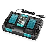 Das doppelte Schnellladegerät für Makita kann inzwischen zwei Akkus aufladen, es spart Ihnen viele Male