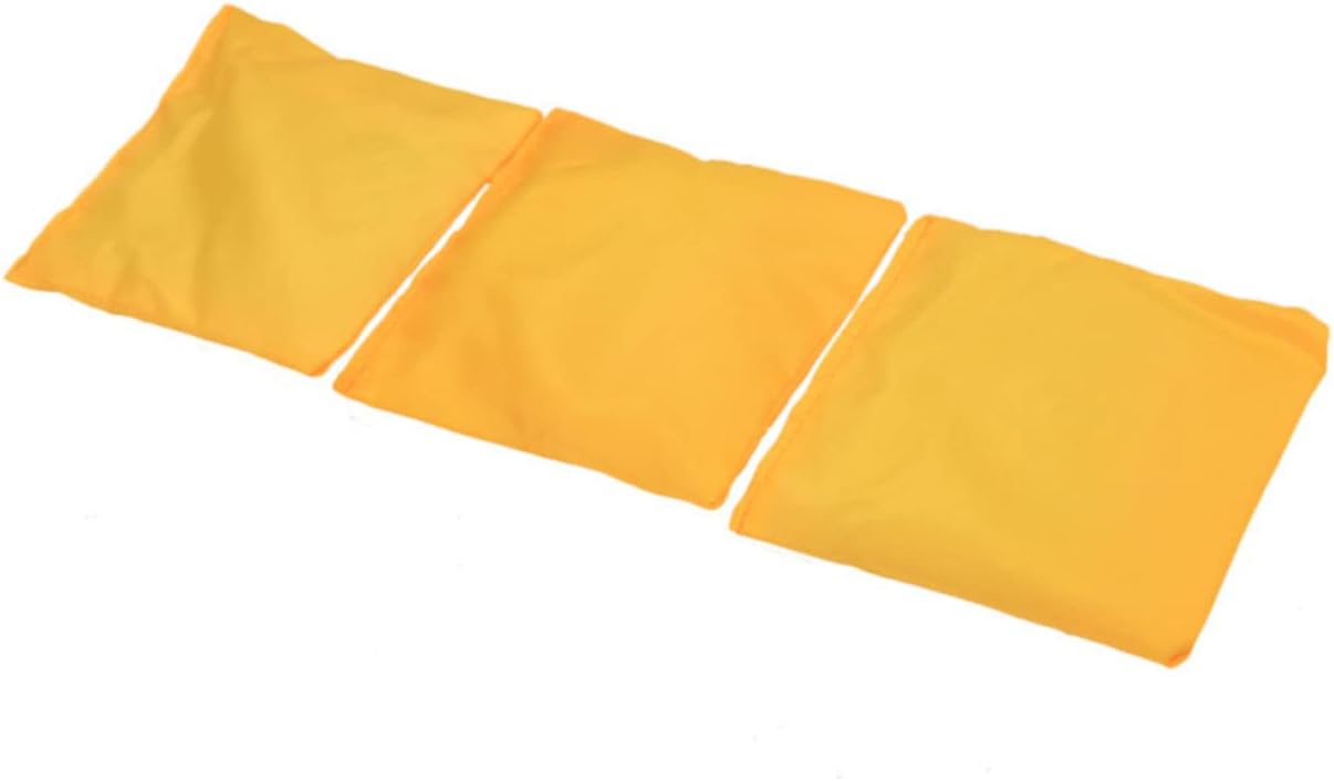 12Pcs Assorted Nylon Bean Bags for Boy Girl Lightweight Toss Game Bags in Red Yellow Blue and Green Outdoor Play and School Activities