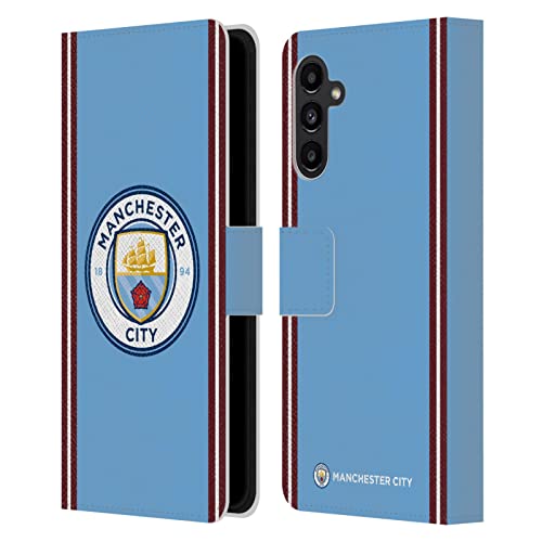 Cadeau Manchester City étui portefeuille cuir pour smartphone Samsung Galaxy A13 5G