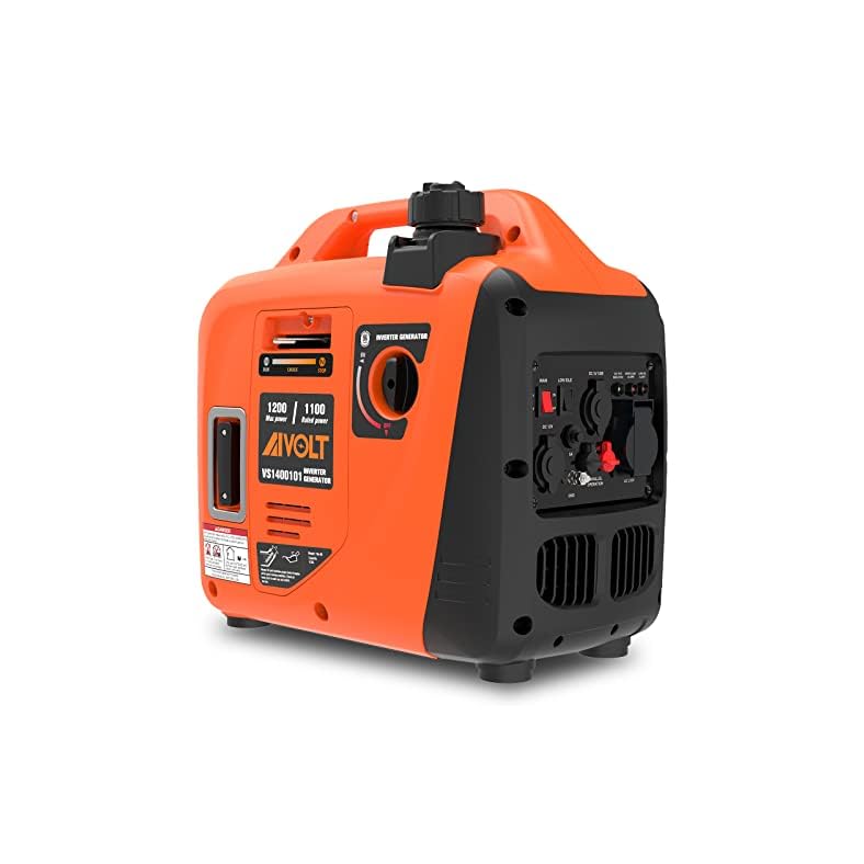 AIVOLT 1200W Petrol Inverter Generator 4 Stroke Portable Silent