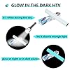 FUNKAKA Glow in The Dark Heat Transfer Vinyl Roll, 12" x 20ft Luminous Blue Iron on Vinyl for All Cutter Machine, Glow in The Dark HTV Vinyl for T-Shirts Easy to Cut & Weed for Heat Vinyl DIY Design #1