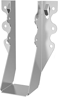 Niejgay 10-Teiliger Joist Hanger Gauge Double Shear Face Mount Joist Hanger Silber Hurricane Ties für Sparren Befestigungs...