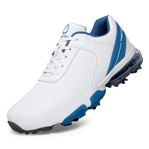 Image of Spikes Golf Shoes Men Training Golf Sneakers Comfortable Walking Footwears for Golfers