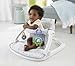 Fisher-Price Portable Baby Chair Sit-Me-Up Floor Seat With Developmental Toys & Machine Washable Seat Pad, Honeydew Drop