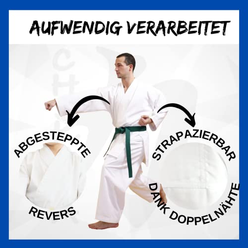 Combinaison de karaté Chikara 9 oz, le kimono idéal pour progresser sereinement - 5