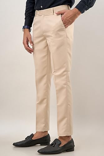 Image of VX9 Men's Formal Trousers, Smart Office & Business Wear, Classic Fit