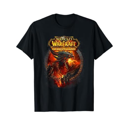 World of Warcraft Cataclysm Deathwing the Destroyer Logo Camiseta