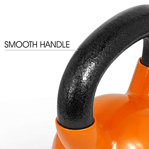 Yes4All Kettlebell Set Vinyl Coated Weights Combo for Full Body Workout Equipment Push up, Grip Strength Training, Dumbbell Weights Exercises - Image 3