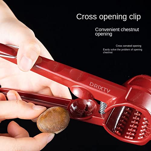 Image of Walnut Cracker Opener Multifunction Stainless Steel Tool for Almonds, Brazil Nuts, Hazelnuts, Chestnuts, Pistachios, Sunflower Seeds Portable Nutcracker for Inshell, Akhrot, Pista (Multi)
