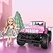 NQD RC Cars with DIY Sticker, Pink Remote Control Car for Girls, 2.4Ghz Jeep RC Trucks, Little Girl Toys Birthday Xmas for 3 Years Old and Up