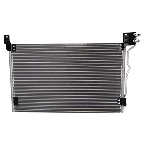 TRQ Air Conditioning A/C Condenser Compatible with 2003-2005 Ford Crown Victoria Lincoln Town Car Mercury Grand Marquis 2003-2004 Marauder FO3030189