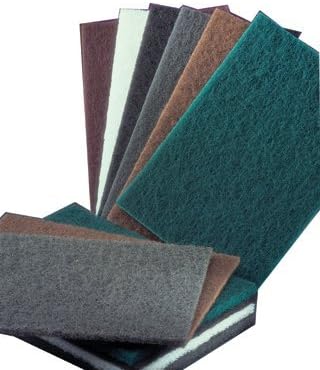 Bear-Tex Hand Pads, General Purpose Plus, Aluminum Oxide, Maroon - 20 Each