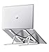 Produktbild SOUNDANCE Laptop-Ständer, Aluminium-Computer-Erhöhung, ergonomischer Laptop-Ständer für den Schreibtisch, Metall-Halterung, kompatibel mit 10 bis 15,6 Zoll Notebook-Computern, Grau