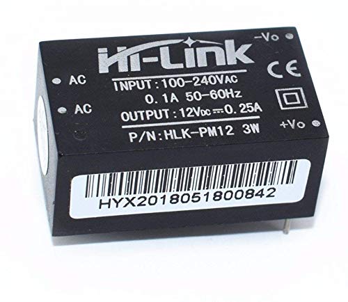 Image of CentIoT - Hi-Link AC-DC 220V to 12V 3W mini power supply module - intelligent household SMPS switch mode power supply module (HLK-PM12 12V 3W)