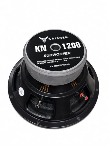 Image of Kaishen KN 1200 12 Inch Professional Subwoofer Speaker | 600W RMS | 1200W Peak Power | 4 Ohm | Heavy Ferrite Magnet | Deep Bass for PA Speaker & DJ Sound System and Form WOOFER