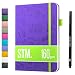 Dotted Journal by Scribbles That Matter - Create Your Own Unique Life Organizer - No Bleed A5 Hardcover Dotted Notebook - Inner Pocket - Fountain Pens Friendly Paper - Iconic Version - Purple