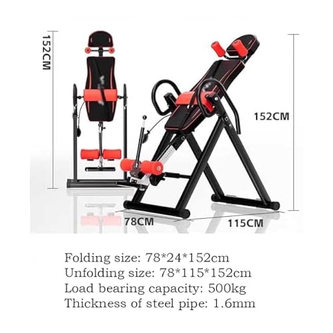 Inversion Table Inverted Machine Household Stretching Machine Fitness Equipment Multi Stretcher Inverted Bench Auxiliary Spinal Decompression