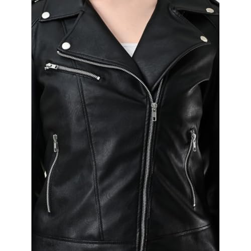 Image of Women FauxLeather Jacket Trending Biker