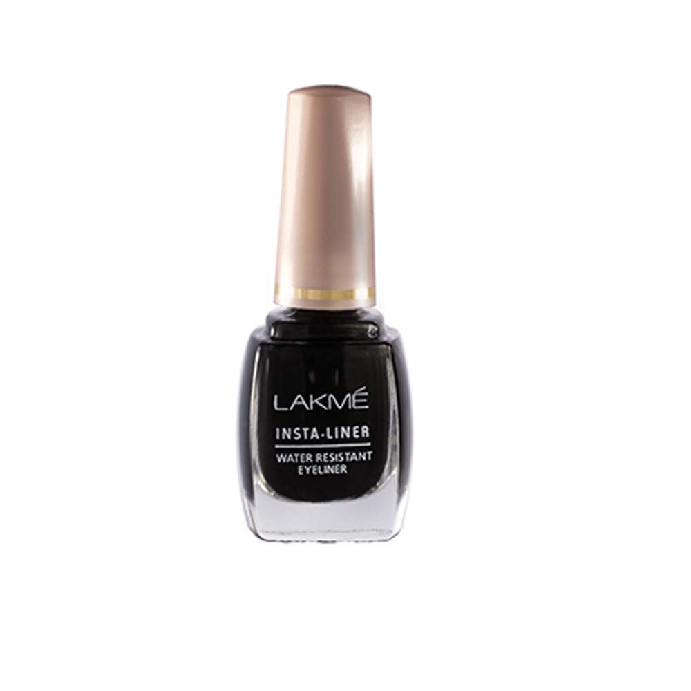 Elle 18 Eye Drama Kajal, Bold Black, 0.35G And Lakme Insta Eye Gel Liner, Black, 9Ml - Matte Finish 3