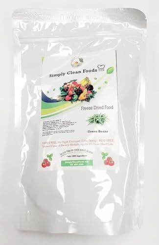Simply Clean Foods Freeze Dried Green Beans - Non-GMO - Made in USA