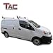 TAC Universal 2 Bars Roof Ladder Rack 600 LBS Capacity Utility Adjustable Cross Bar with Stopper for Van Without Rain Gutter Fit for Kayak Canoe Ladder Lumber Pipes Cargo Carrier Accessories