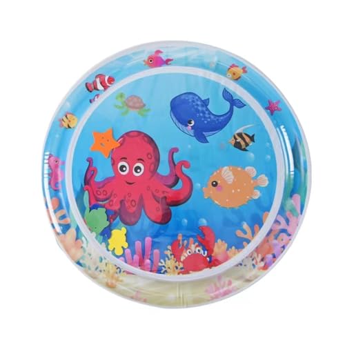 猫 ウォーターベッド 猫 用 ウォーター ベッド お魚付き水センサープレイマット 猫用感覚ウォーターマット 折りたたみ可能な猫パッドのおもちゃ 猫のプレイマット インタラクティブな水遊びマット ペット用プレイマット 猫 犬 子供用の猫用ウォーターベッド (