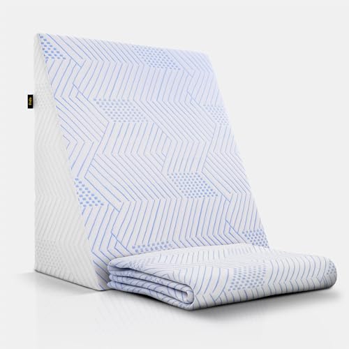 Image of Frido Wedge Plus Cushion Cover | Ultrasoft, Breathable & Cool Pillow Cover | Aesthetic Pillow Cover for Home | Durable & Machine Washable | Cooling Cover