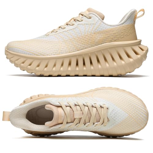 Image of GSLMOLN Walking Shoes for Men Casual Shoes Breathable Lightweight Walking Sneakers for Workouts & Gym Cushioned Flexible Mens Shoes Training Fashion Sneakers