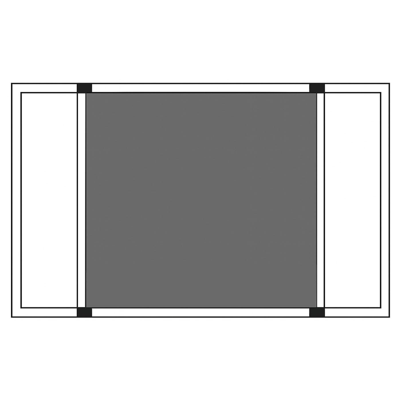 TIENDA EURASIA - Mosquitera Extensible para Ventanas, Marco de Aluminio, Medida de 70-130 cm x 50 cm alto, Mosquiteras para Ventanas, Adaptable a Todos los Marcos