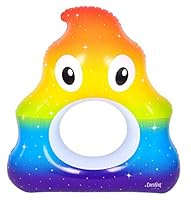 Algopix Similar Product 18 - Gay Pride Rainbow Emoji Unicorn Pool