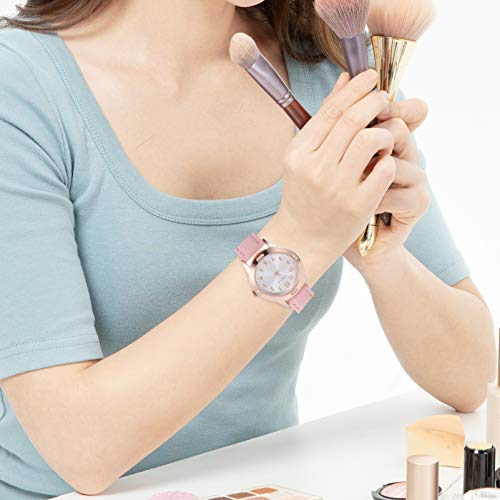 ULTECHNOVO Couro Moda Relógio de Pulso Das Mulheres Assistir À Prova D' Água de Metal Aniversário P